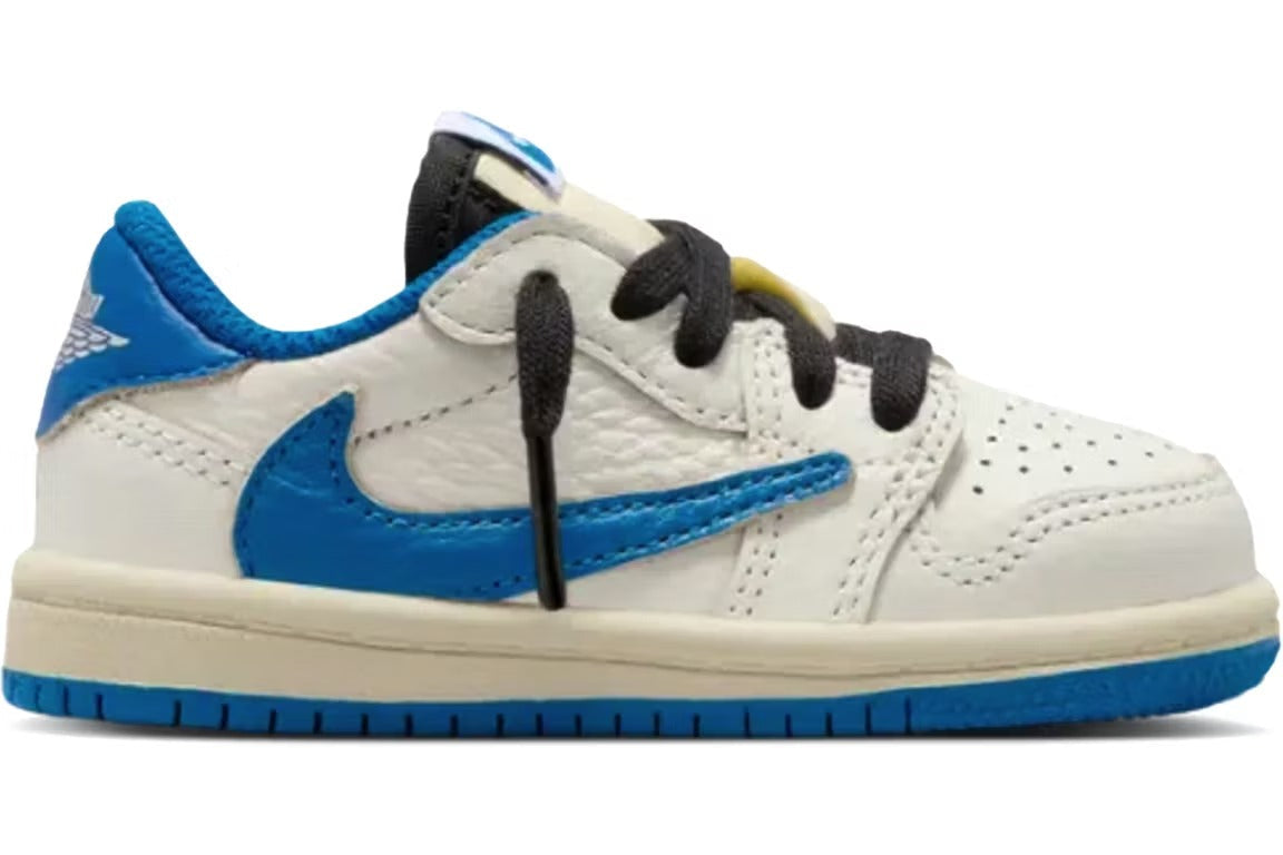 Air Jordan 1 Retro Low OG SP Fragment x Travis Scott Sail Military Blue (TD) - catalog main image