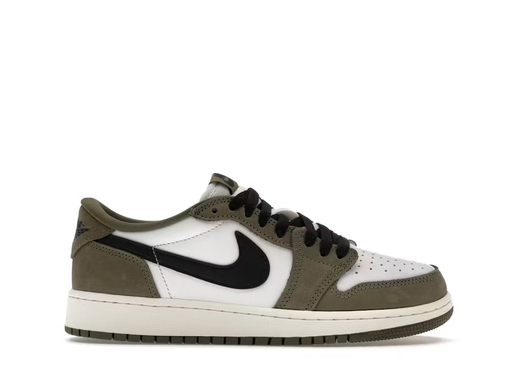 Air Jordan 1 Retro Low OG Medium Olive (GS) - catalog main image