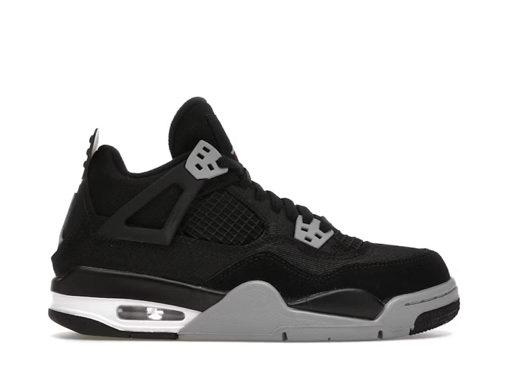 Air Jordan 4 Retro Black Canvas (GS) - US 3.5Y - New - Other - catalog main image