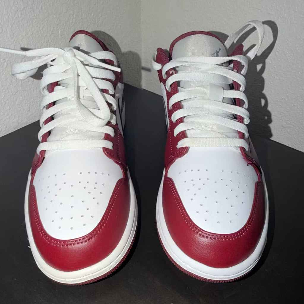 Used - Air Jordan 1 Low White Bordeaux - US M 11 - detail 2