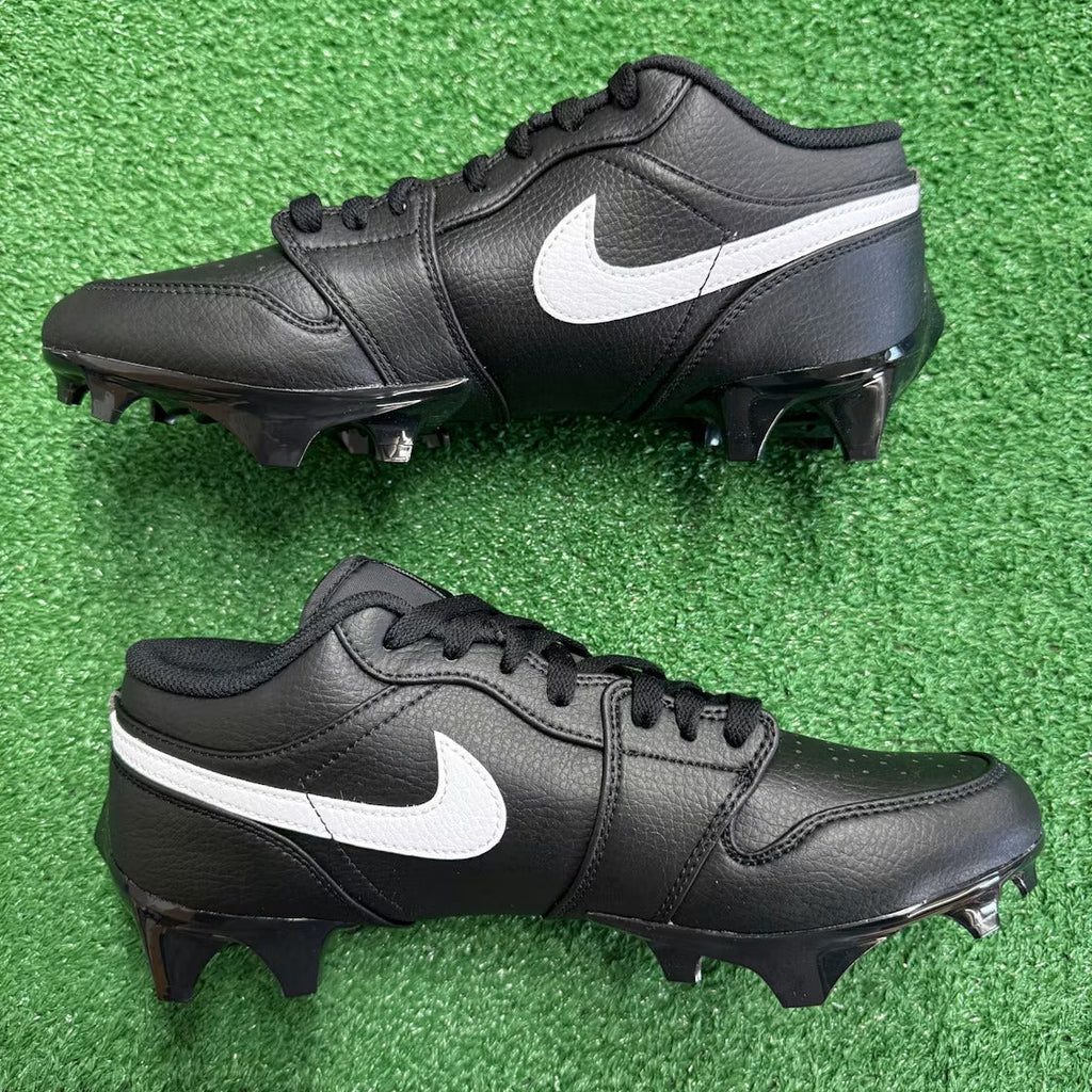 Used - Air Jordan 1 Low TD Cleat Black White - US M 8.5 - detail 2