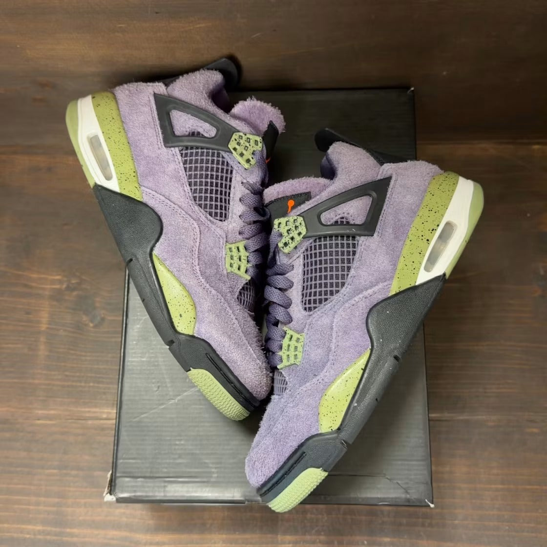 Used - Air Jordan 4 Retro Canyon Purple (Women's) - US W 8.5 - detail 1