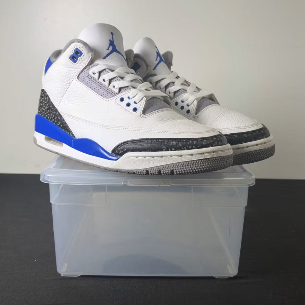 Used - Air Jordan 3 Retro Racer Blue - US M 11 - detail 1