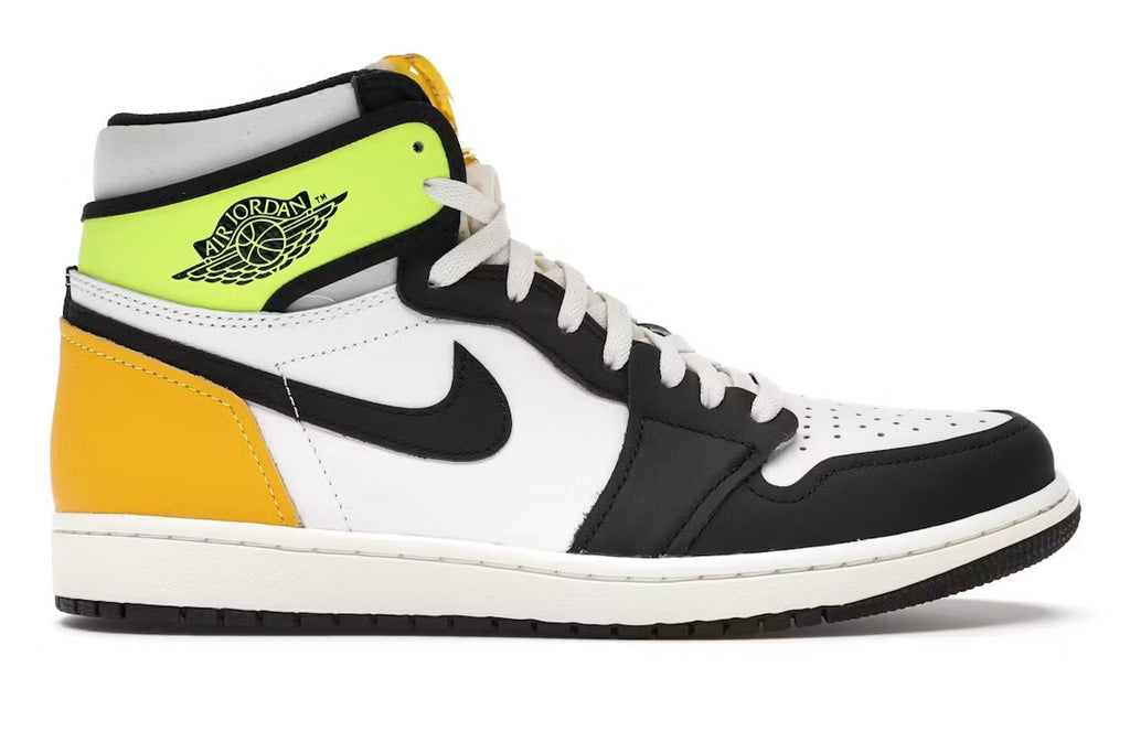 Used - Air Jordan 1 Retro High White Black Volt University Gold - US M 11 - catalog main image