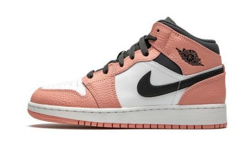 Jordan 1 Mid Pink Quartz 555112 Sneakers