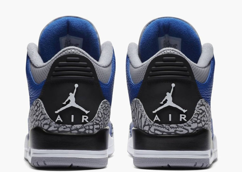 Jordan 3 Retro Varsity Royal Cement Sneakers