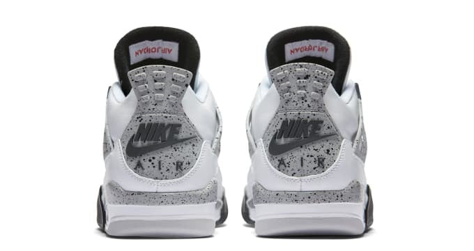 Jordan 4 Retro Golf White Cement Sneakers