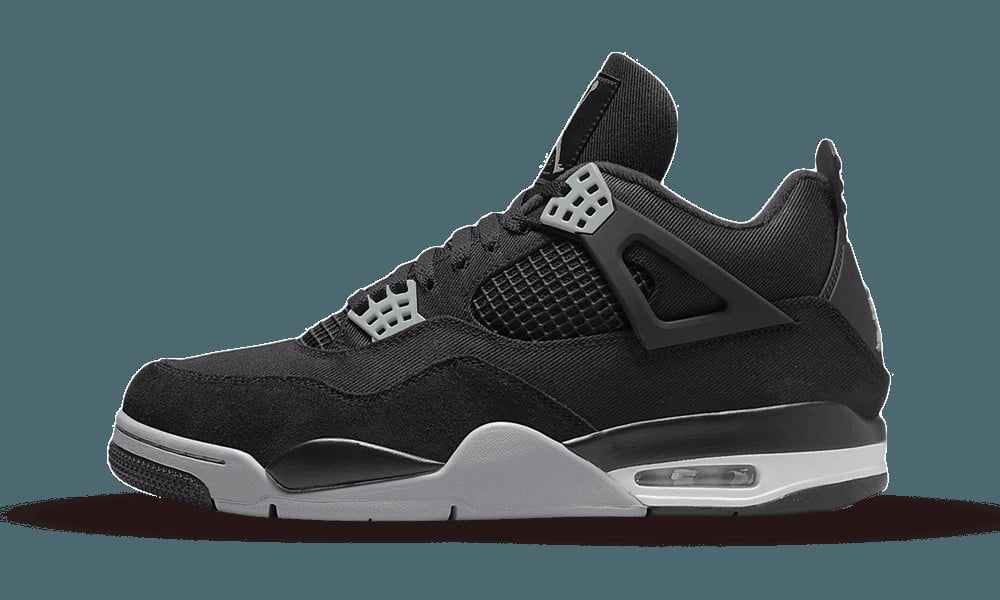 Jordan 4 Retro SE Black Canvas Sneakers