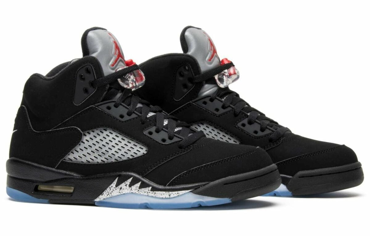 Jordan 5 Retro Black Metallic Sneakers