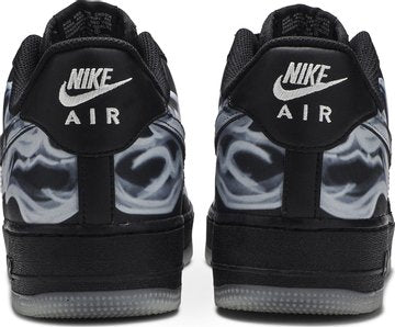 Nike Air Force 1 Low Black Skeleton Halloween Sneakers