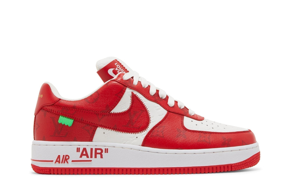 Nike Air Force 1 Low x Louis Vuitton By Virgil Abloh White Red Sneakers