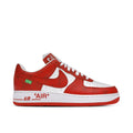 Nike Air Force 1 Low x Louis Vuitton By Virgil Abloh White Red Sneakers