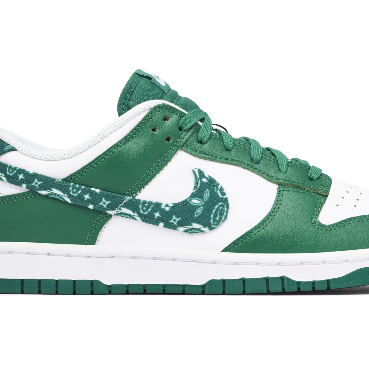 Nike Dunk Low Green Paisley Womens Sneakers