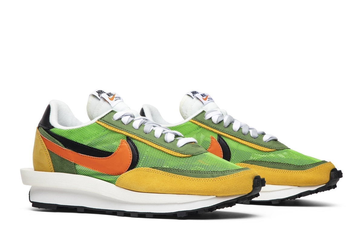 Nike LDWaffle x Sacai Daybreak Green Sneakers
