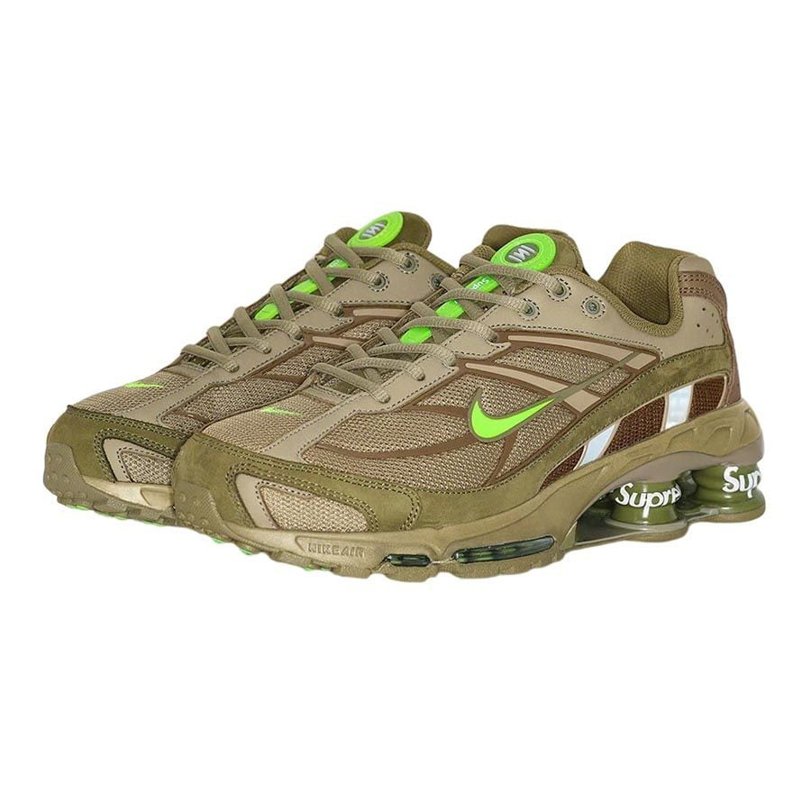 Nike Shox Ride 2 SP x Supreme Olive Sneakers